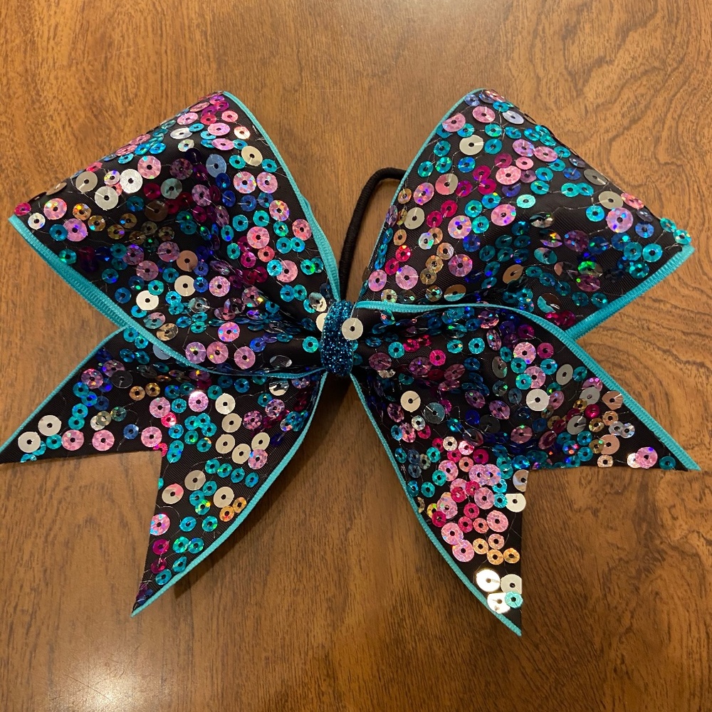 Allstar Sequins Cheer Bow